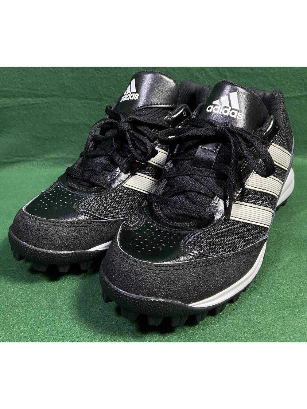 Men’s Size 7 ADIDAS Turf HOG LX Low Football Cleats Black White G67097 NEW
